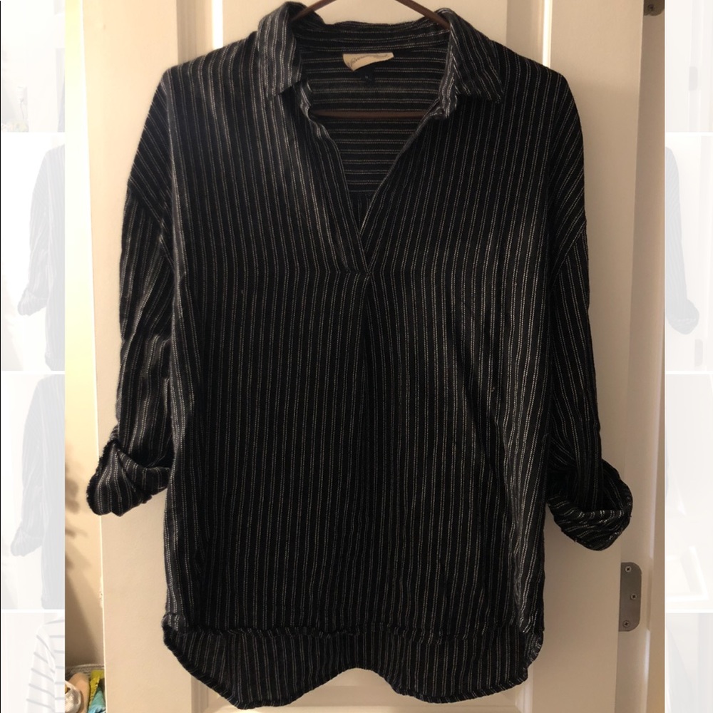 Universal Thread black & white striped top